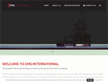 Tablet Screenshot of cmsinternational.com